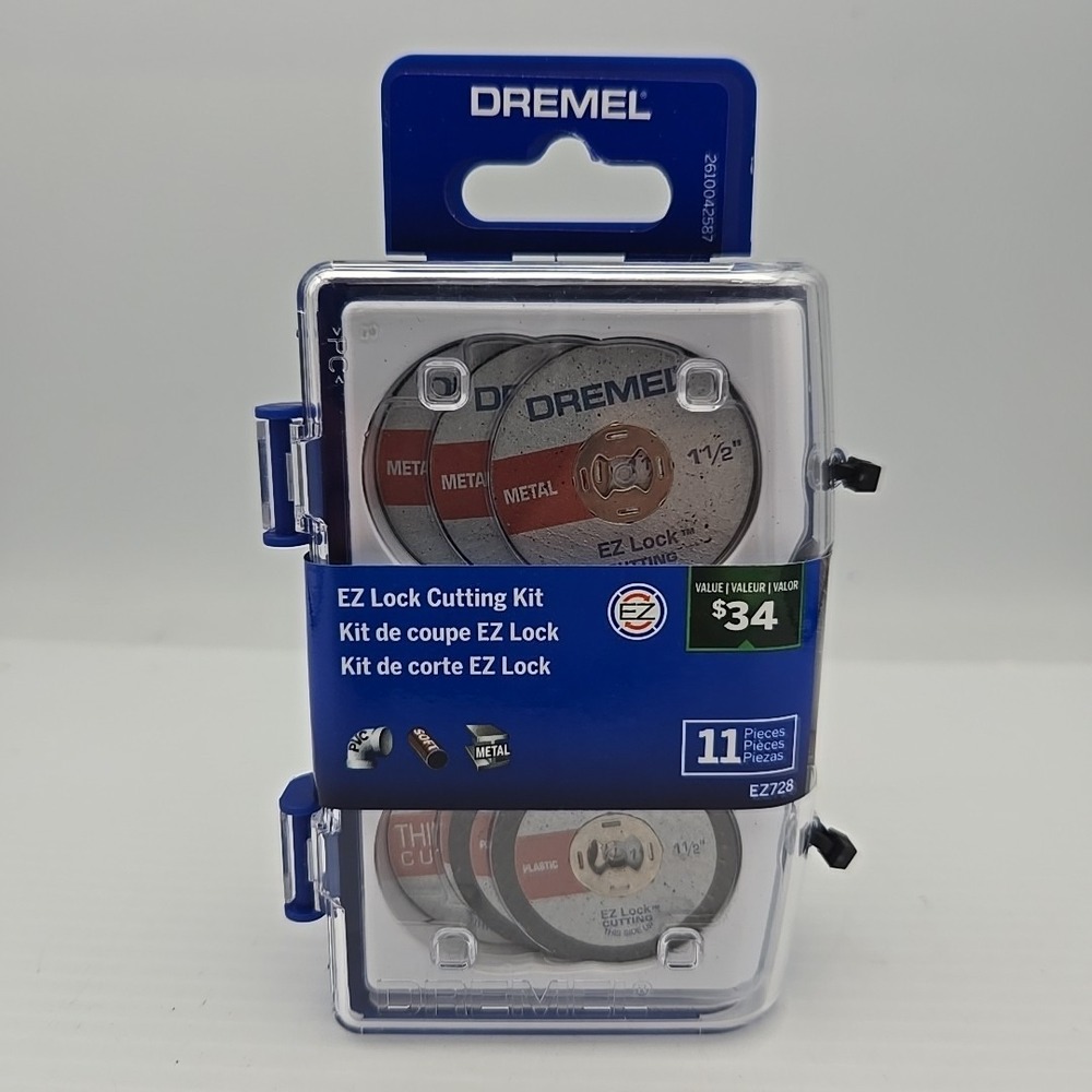 Dremel EZ728 EZ Lock Cutting Kit - 11-Pieces - 2615E728AB